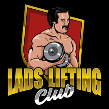Lads lifting club staple tee Design